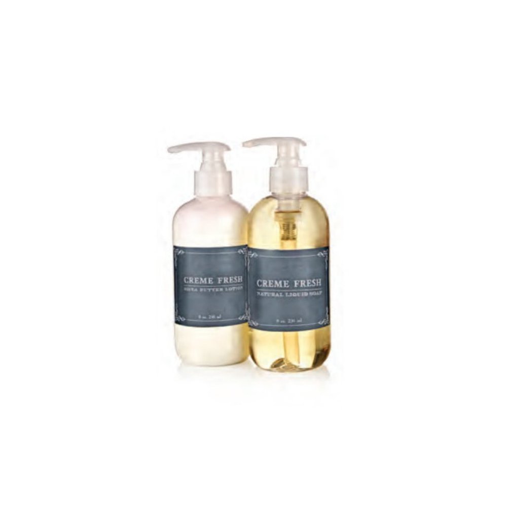 Creme Fresh Hand Soap & Shea Butter Lotion Set - Gray/White - Picture 3 of 3